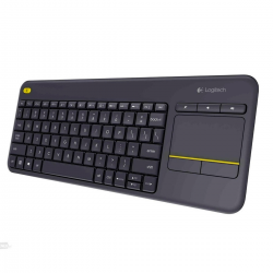 LOGITECH K4000 PLUS • Teclado + Touch Pad, Smart TV, Inalámbrico