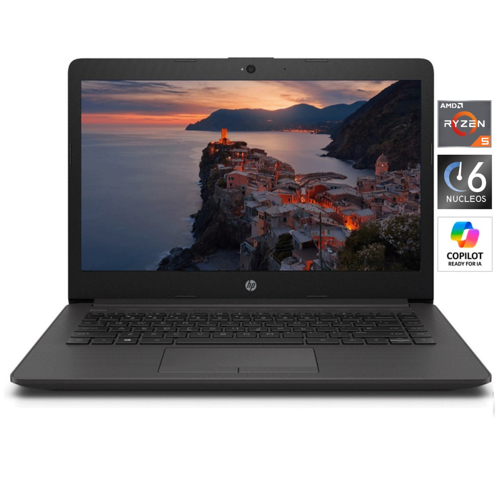 HP 245 G8 • AMD® Ryzen5 5500U - 6-Núcleos (Reales), SSD 256GB, RAM 12GB, Gi 6GB, WIN 11 PRO, HD 14" • NUEVO HP 245 G8 • AMD® Ryzen5 5500U - 6-Núcleos (Reales), SSD 256GB, RAM 12GB, Gi 6GB, WIN 11 PRO, HD 14" • NUEVO