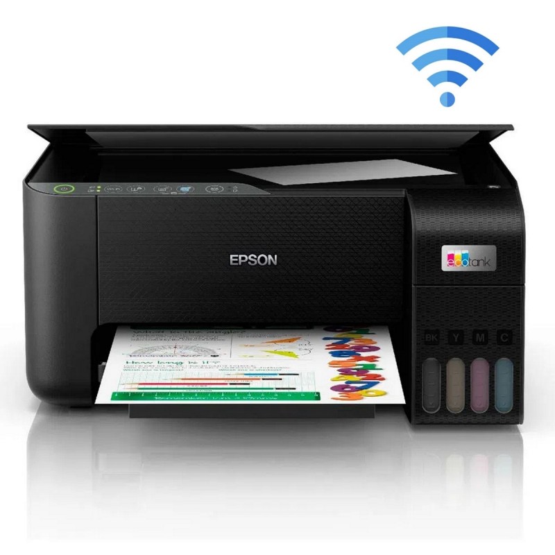 Impresora Epson Ecotank L3250 Multifuncional Wifi A Color Color Negro