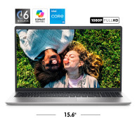 DELL 15 3520 • Core® i5 - 12va Gen, 10-Nucleos (Reales), SSD 512GB, RAM 8GB, Gi 4GB, WIN 11, FHD 15.6" • NUEVO