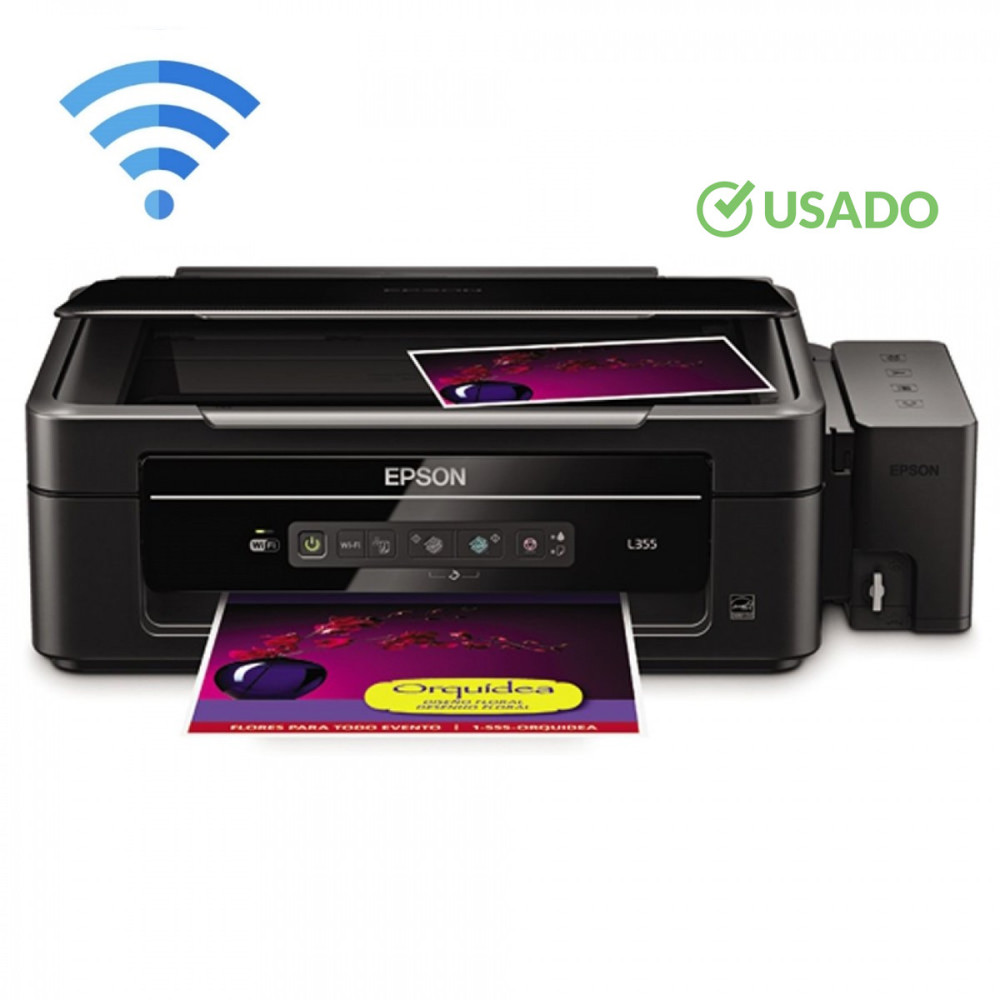 EPSON Ecotank L355 - WIFI, Multifuncional Color • USADO