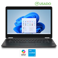 DELL E7470 • Core® i5 - 4ta Gen, SSD 256GB , RAM 8GB, Gi 2GB, WIN 11 PRO, HD 14" • USADO