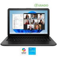 HP 240 G4 • Core® i3 - 5ta Gen - DISCO 128GB SSD | RAM 8GB | TGi 2GB | WIN 11 Pro | LED HD 14" • USADO