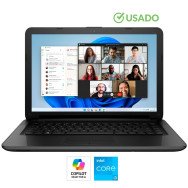 HP 240 G4 • Core® i3 - 5ta Gen - DISCO 128GB SSD | RAM 8GB | TGi 2GB | WIN 11 Pro | LED HD 14" • USADO