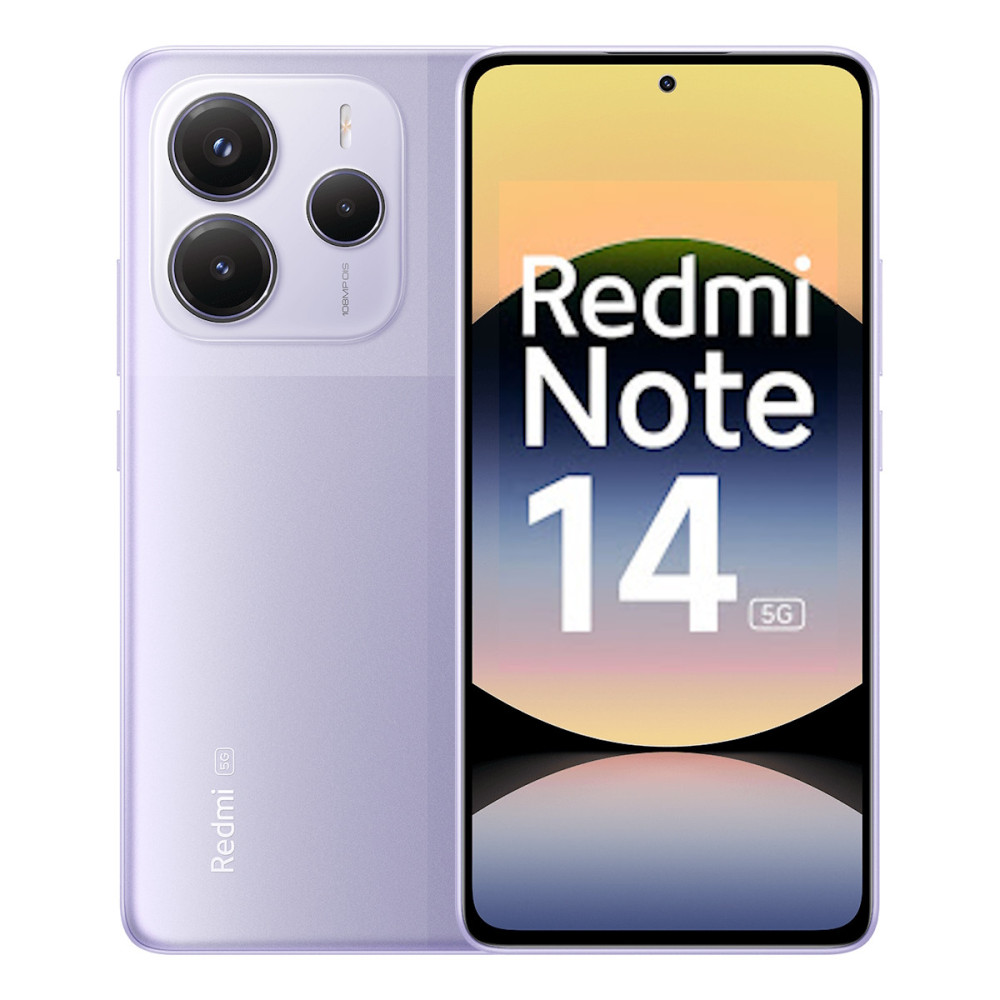 XIAOMI REDMI NOTE 14 - 5G • Octa-Core (2.5 GHz), 256GB, 8GB RAM, 5G, FULL HD+ 6.7" • NUEVO XIAOMI REDMI NOTE 14 - 5G • Octa-Core (2.5 GHz), 256GB, 8GB RAM, 5G, FULL HD+ 6.7" • NUEVO