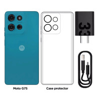 MOTO G75 - 5G • Octa-Core (2.2 GHz), 256GB, 8GB RAM + 8GB RAM Boost, 5G, FULL HD+ 6.8" • NUEVO