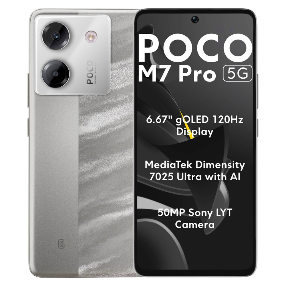 XIAOMI POCO M7 PRO 5G • Octa-Core (2.5 GHz) - 512GB | 12GB RAM | 5G | FULL HD+ 6.7" • NUEVO