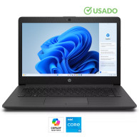 HP 240 G7 • Core® i5 - 8va Gen, 4 Núcleos (Reales) - SSD 256GB | RAM 8GB | Gi 4GB | WIN 11 Pro | HD 14" • USADO