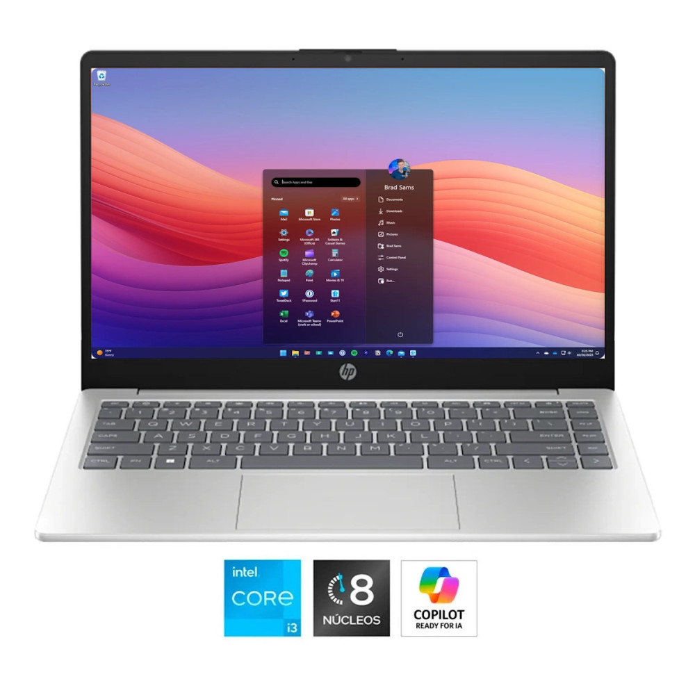 HP 14-EP0002 • Core® i3 - 13va Gen, 8Nucleos (Reales) - SSD 512GB | RAM 8GB | Gi 4GB | WIN 11 | HD 14" • NUEVO HP 14-EP0002 • Core® i3 - 13va Gen, 8Nucleos (Reales) - SSD 512GB | RAM 8GB | Gi 4GB | WIN 11 | HD 14" • NUEVO