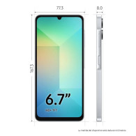 SAMSUNG A06 • Octa-Core (2.0 GHz) - 128GB  | 4GB RAM | 4G LTE | HD+ 6.7" • NUEVO