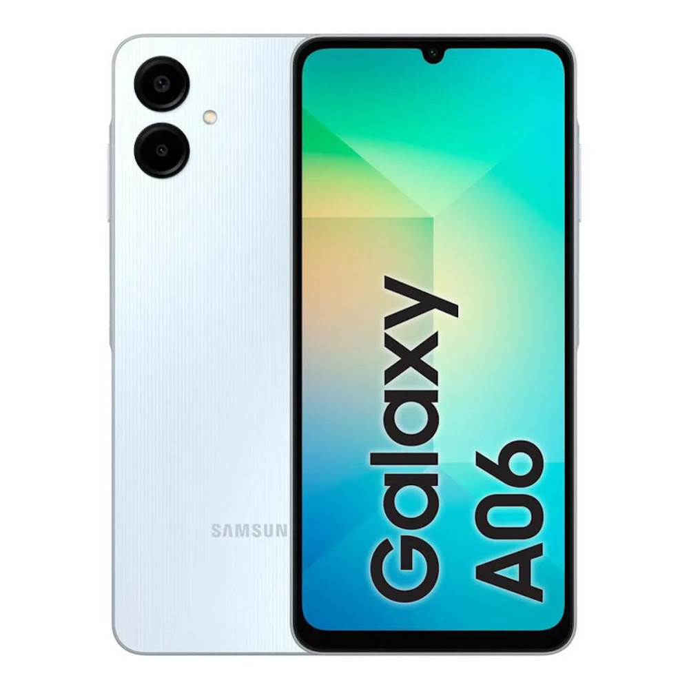 SAMSUNG A06 • Octa-Core (2.0 GHz) - 128GB | 4GB RAM | 4G LTE | HD+ 6.7" • NUEVO SAMSUNG A06 • Octa-Core (2.0 GHz) - 128GB | 4GB RAM | 4G LTE | HD+ 6.7" • NUEVO