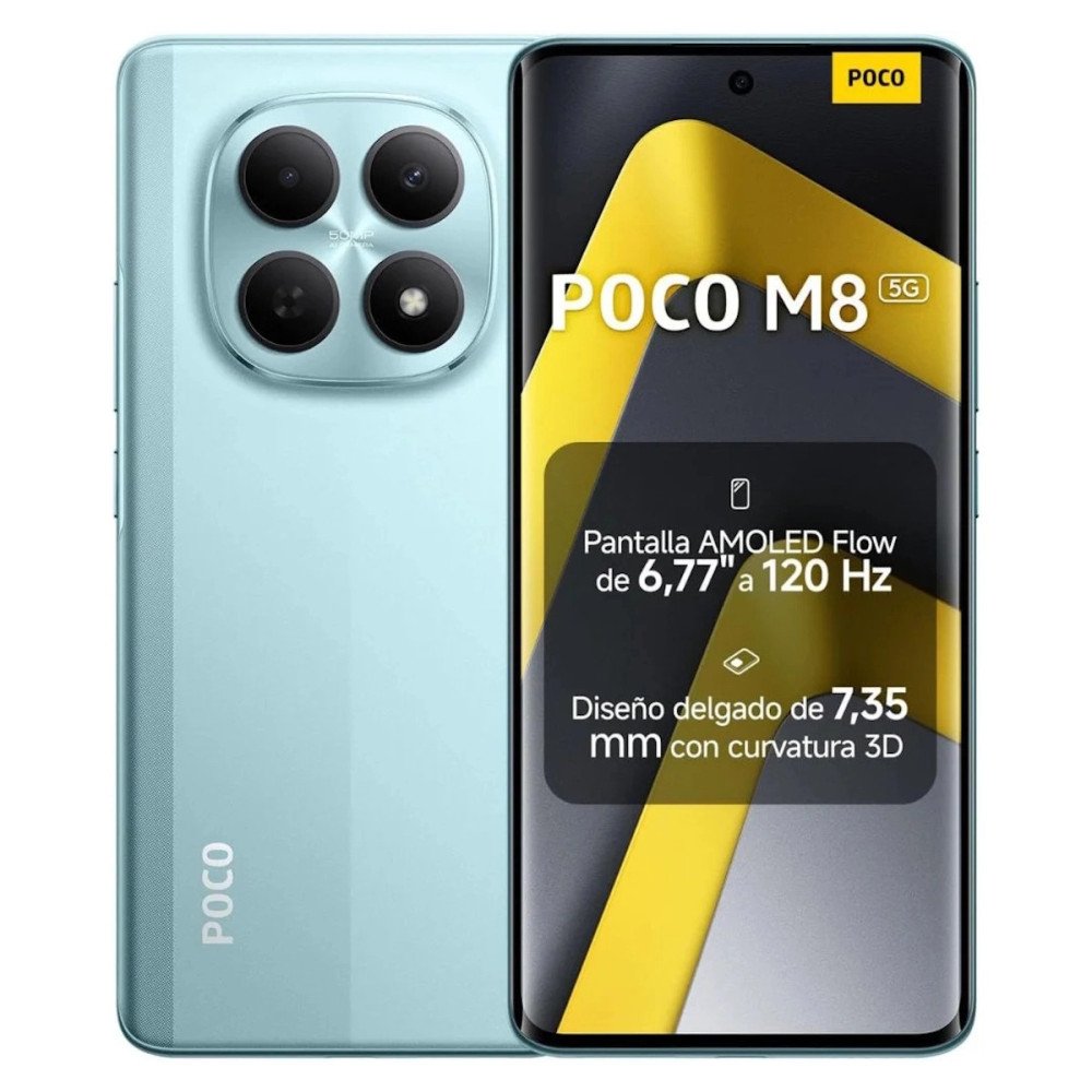 XIAOMI POCO M8 5G • Octa-Core (2.4 GHz) - 256GB | 8GB RAM | 5G | FULL HD+ 6.7" • NUEVO
