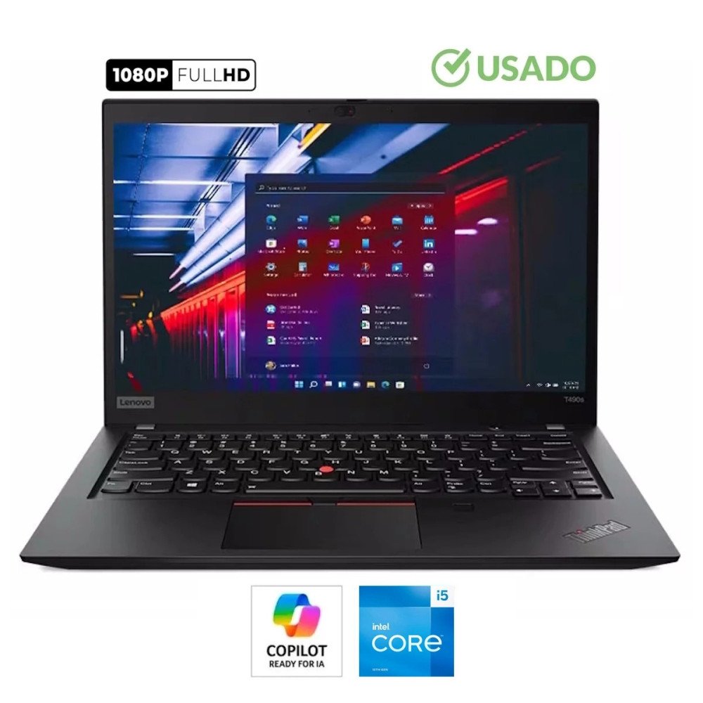LENOVO T14S • Core® i5 - 10ma Gen, 4 Nucleos (Reales) - SSD 256GB | RAM 8GB | Gi 4GB | WIN 11 Pro | FULL HD 14" • USADO
