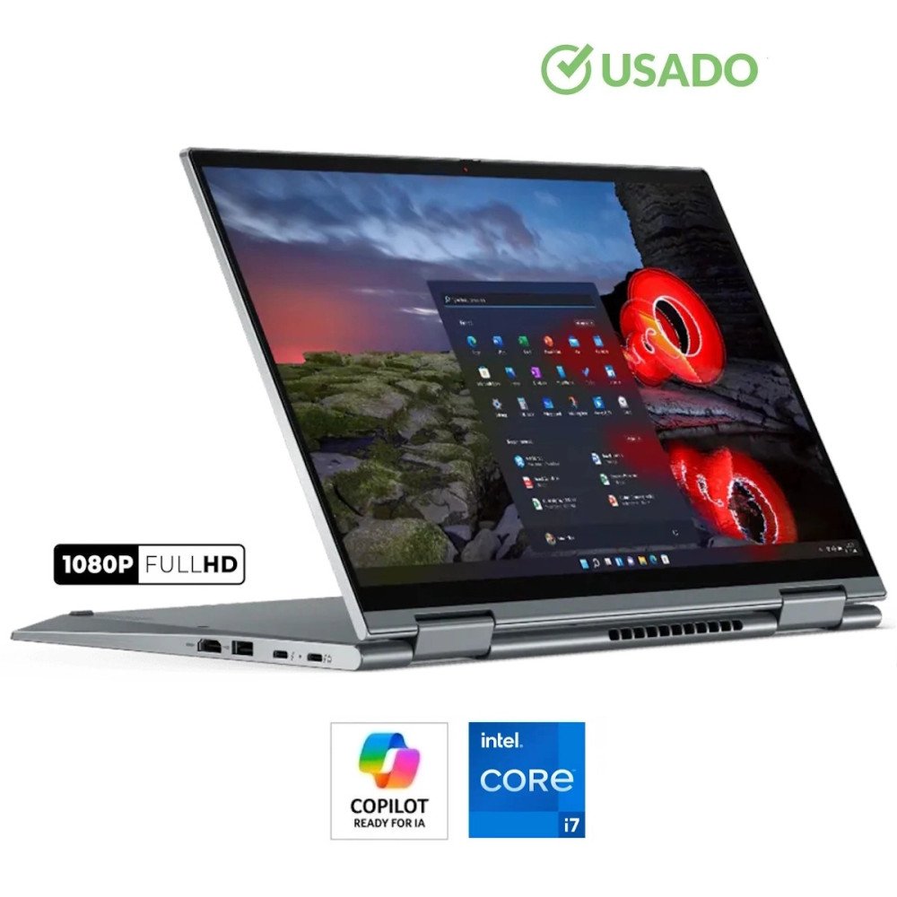 LENOVO X1 YOGA • Core® i7 - 11va Gen, 4 Nucleos - SSD 256GB | RAM 8GB | Gi 4GB | WIN 11 Pro | FULL HD 14" TACTIL • USADO