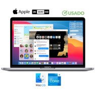 MACBOOK PRO A2251 • Core® i5 - 10ma Gen, 4 Núcleos (Reales) - SSD 500GB | RAM 16GB | Gi 8GB | Retina 2.5K 13.3" • USADO