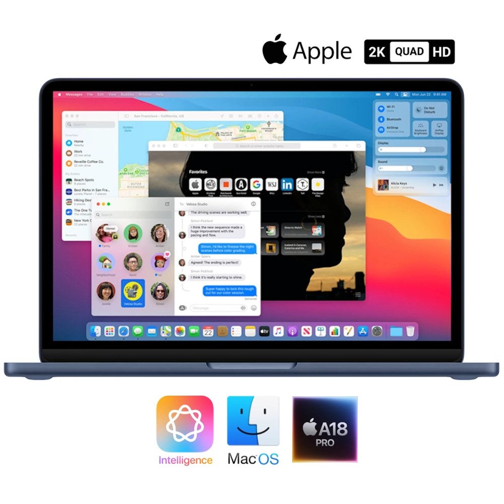 MACBOOK NEO • CHIP® A18 PRO - 6 Núcleos (Reales) + IA - SSD 256GB | RAM 8GB | Gi - 5 Nucleos | Liquid Retina 2.5K 13.3" • NUEVO