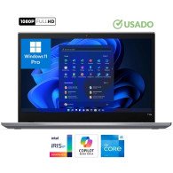 LENOVO T14S • Core® i5 - 12va Gen, 10 Nucleos (Reales) - SSD 512GB | RAM 16GB | Gi 8GB | WIN 11 Pro | TACTIL FULL HD 14" • USADO