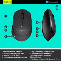 LOGITECH MK345 • Combo Teclado + Mouse, Inalámbrico LOGITECH MK345 • Combo Teclado + Mouse, Inalámbrico