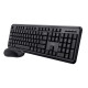 TRUST ODY • Combo Teclado + Mouse, Inalámbrico, Toque Silencioso