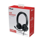TRUST RYDO • Diadema Audifonos, Microfono Integrado, USB TRUST RYDO • Diadema Audifonos, Microfono Integrado, USB