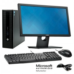 HP ProDesk 600S • Core°i5 - 6ta, 4 Nucleos (Reales), 256GB SSD, RAM 8GB, Gi 4GB, Pantalla 19" • USADO