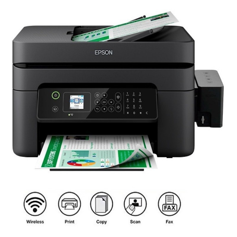 EPSON WF2830 (WorkForce) WIFI, RED, ADF Oficio, Duplex Imp